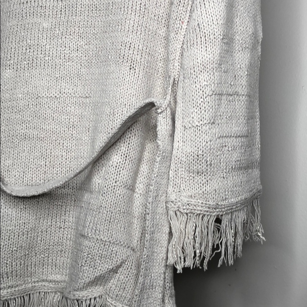 Grey fringe sweater - Picture 7 of 8